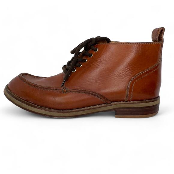 Louis Vuitton 8 Mens Brown Leather Ankle Boot Lace Up Durable - Picture 1 of 12